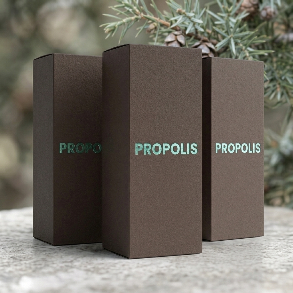 Organik Saf Propolis Damla 3 Şişe Avantaj Paketi Çam Ardıç Dalı